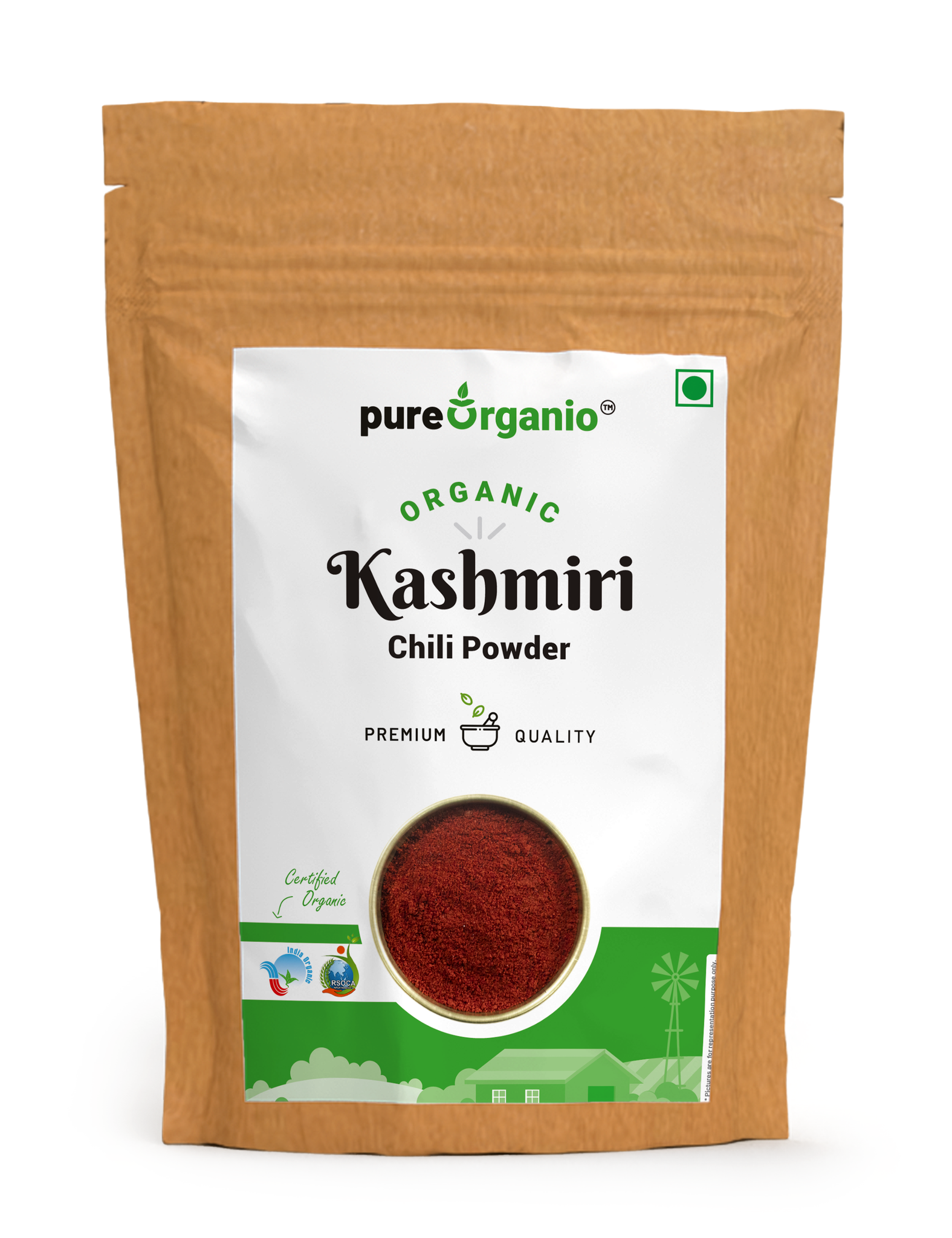 Pure Organio Organic Kashmiri Chilly Powder